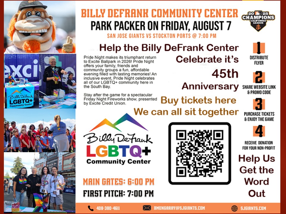 August 7 - Pride Night at San Jose Giants Image